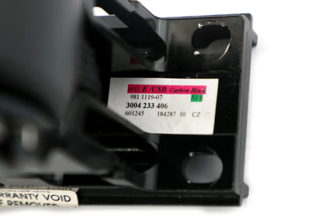 Mini Cooper R60 R61 Consola Central Apoyabrazos Apoyabrazos Negro - SKU 9811119 - Número de pieza 9811119