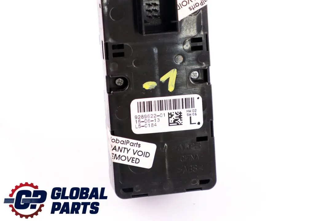 Interruttore alzacristalli anteriore destro per Mini Cooper One Countryman R60 con numero di parte 9289622 Mini Cooper One Countryman R60 Interruttore alzacristalli anteriore destro - SKU 9811164-1 - Numero di parte 9289622