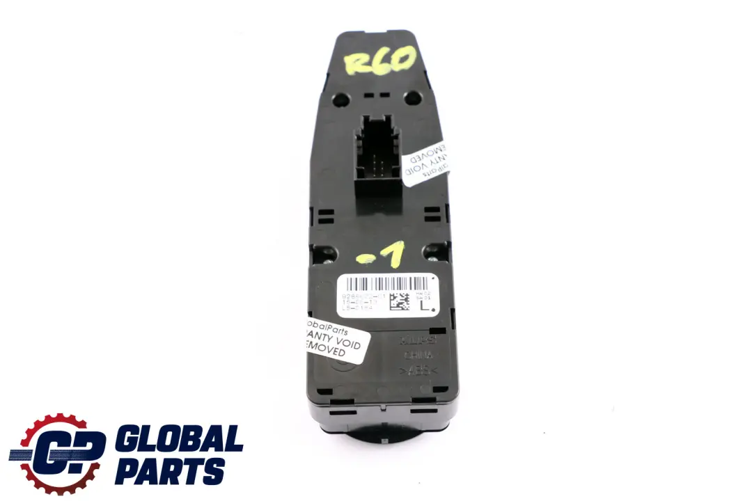 Interruptor elevalunas delantero derecho para Mini Cooper One Countryman R60 con número de pieza 9289622 Mini Cooper One Countryman R60 Interruptor elevalunas delantero derecho - SKU 9811164-1 - Número de pieza 9289622