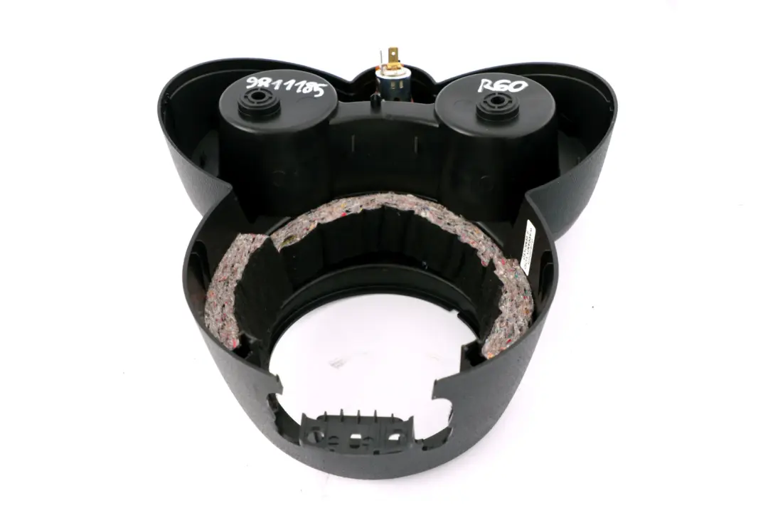 Consola Central Panel Delantero Tapa Negro para Mini Cooper R60 R61 con número de pieza 9811185 Mini Cooper R60 R61 Consola Central Panel Delantero Tapa Negro - SKU 9811185 - Número de pieza 9811185