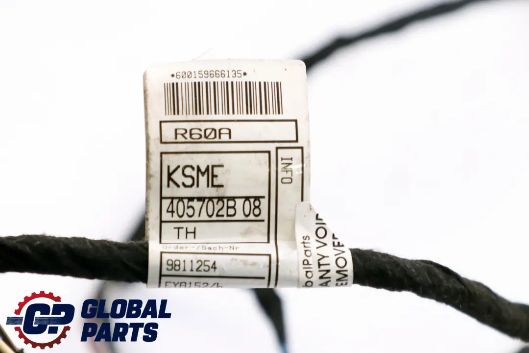Mini Cooper R60 Arnés Cableado Puerta Trasera Izquierda Derecha 9811219 - SKU 9811254 - Número de pieza 9811254