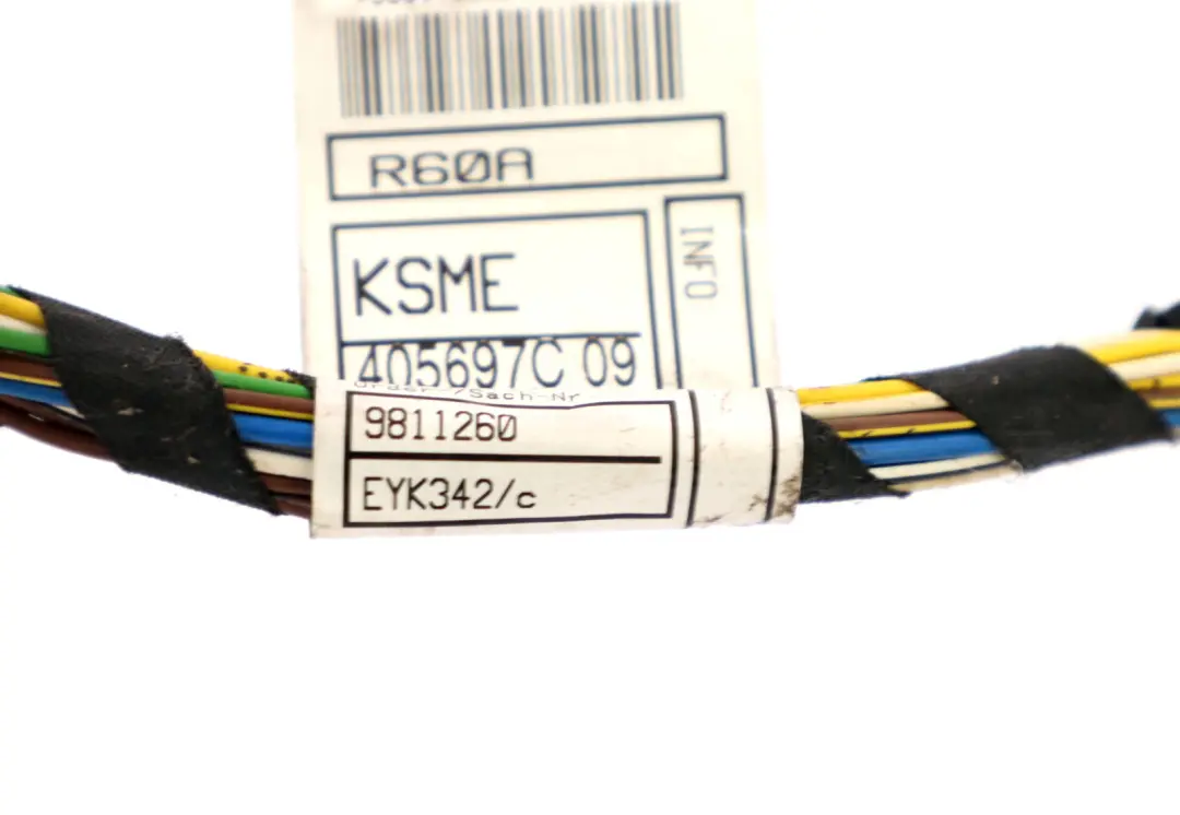 Cableado Pasajero Loom Cables Puerta Delantera Izquierda para Mini Cooper R60 con número de pieza 9811260 Mini Cooper R60 Cableado Pasajero Loom Cables Puerta Delantera Izquierda - SKU 9811260 - Número de pieza 9811260