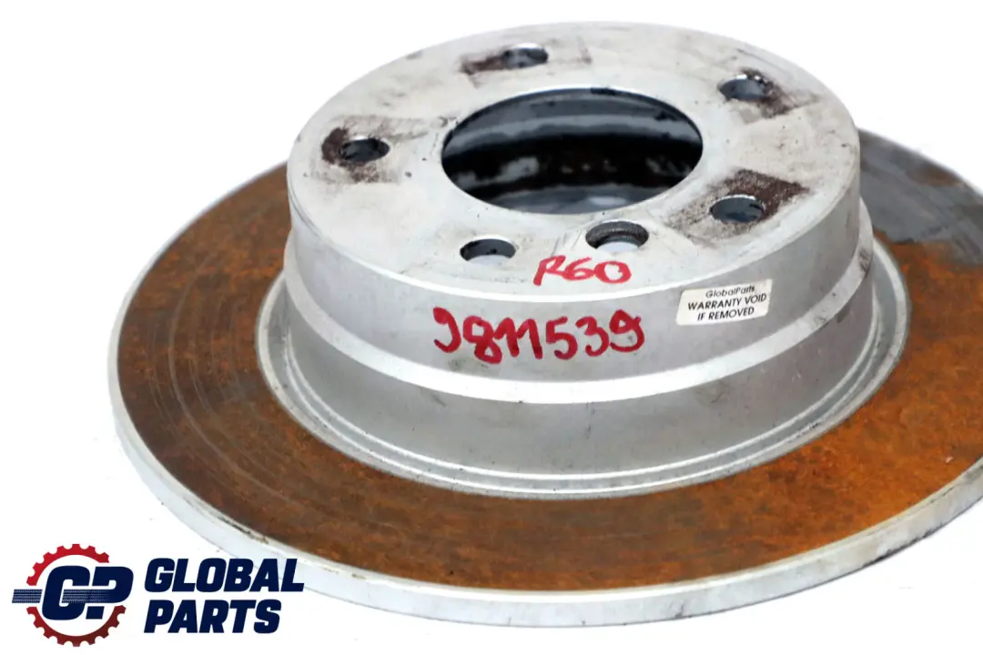 Brake Disc Set 280X10 to Mini Countryman Paceman R60 R61 Rear Wheel with Part number 9811539 Mini Countryman Paceman R60 R61 Rear Wheel Brake Disc Set 280X10 - SKU 9811539 - Part number 9811539