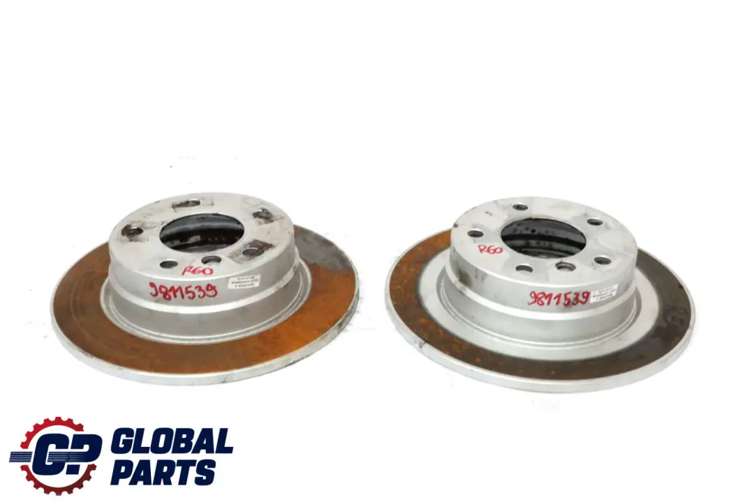 Brake Disc Set 280X10 to Mini Countryman Paceman R60 R61 Rear Wheel with Part number 9811539 Mini Countryman Paceman R60 R61 Rear Wheel Brake Disc Set 280X10 - SKU 9811539 - Part number 9811539