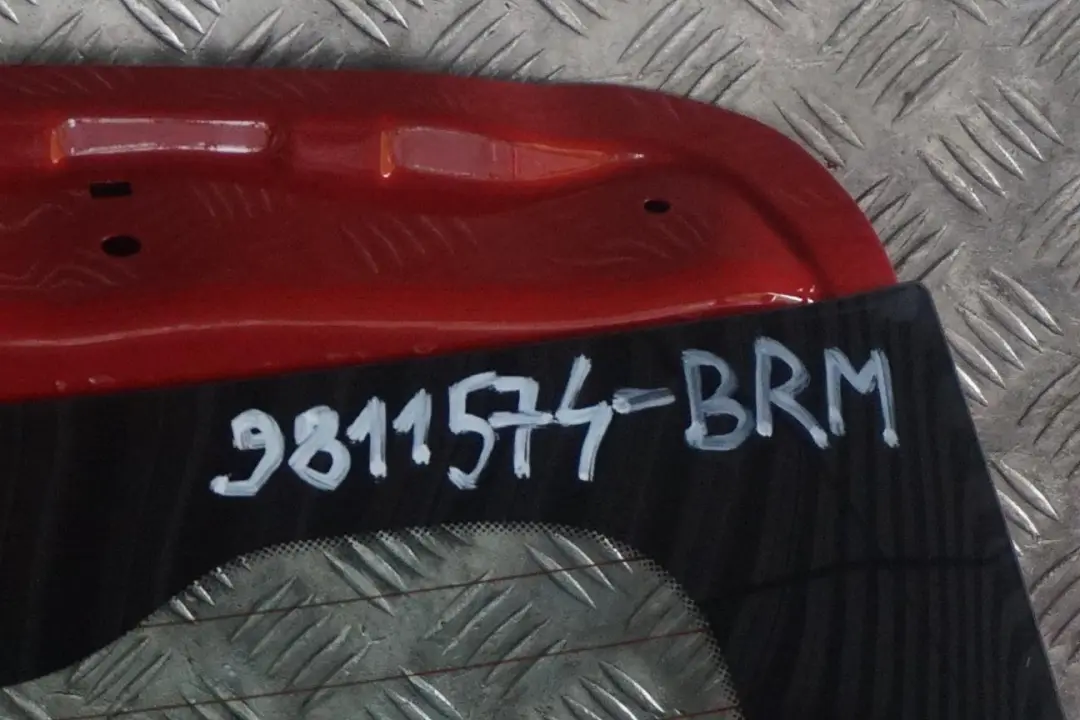 Trunk Lid Tailgate Boot Lid Blazing Red Metallic - B63 to BMW Mini Countryman R60 with Part number 9811574 BMW Mini Countryman R60 Trunk Lid Tailgate Boot Lid Blazing Red Metallic - B63 - SKU 9811574-BRM - Part number 9811574