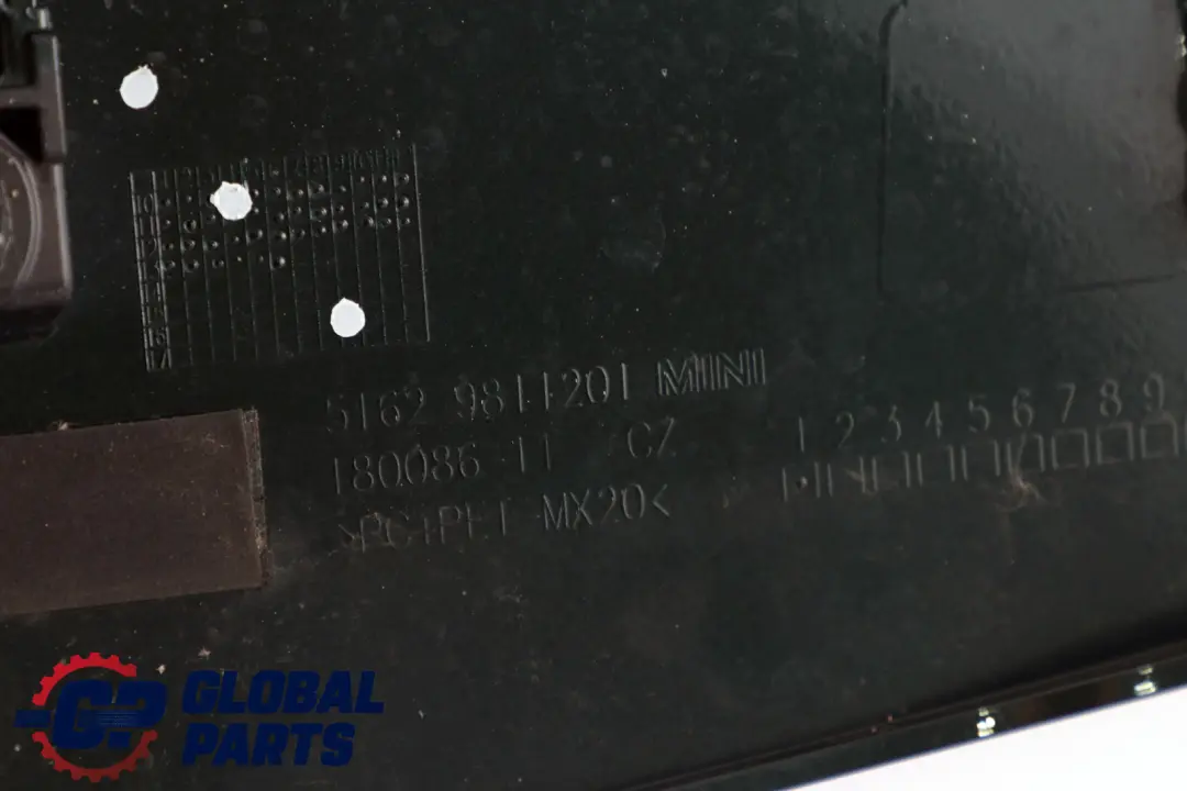 Boot Spoiler Oxfordgruen Oxford Green to BMW Mini Countryman R60 Rear Tailgate with Part number 9811625 BMW Mini Countryman R60 Rear Tailgate Boot Spoiler Oxfordgruen Oxford Green - SKU 9811625-OXF - Part number 9811625