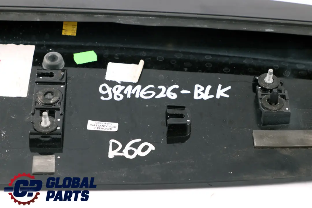 Mini Countryman R60 Tailgate trasero Boot Spoiler Negro 9801389 - SKU 9811626-BLK - Número de pieza 9811626