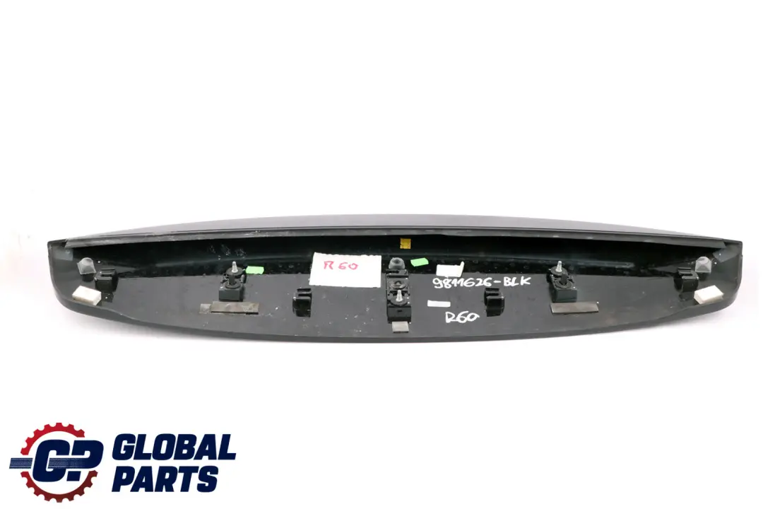 Boot Spoiler Black 9801389 to Mini Countryman R60 Rear Tailgate with Part number 9811626 Mini Countryman R60 Rear Tailgate Boot Spoiler Black 9801389 - SKU 9811626-BLK - Part number 9811626