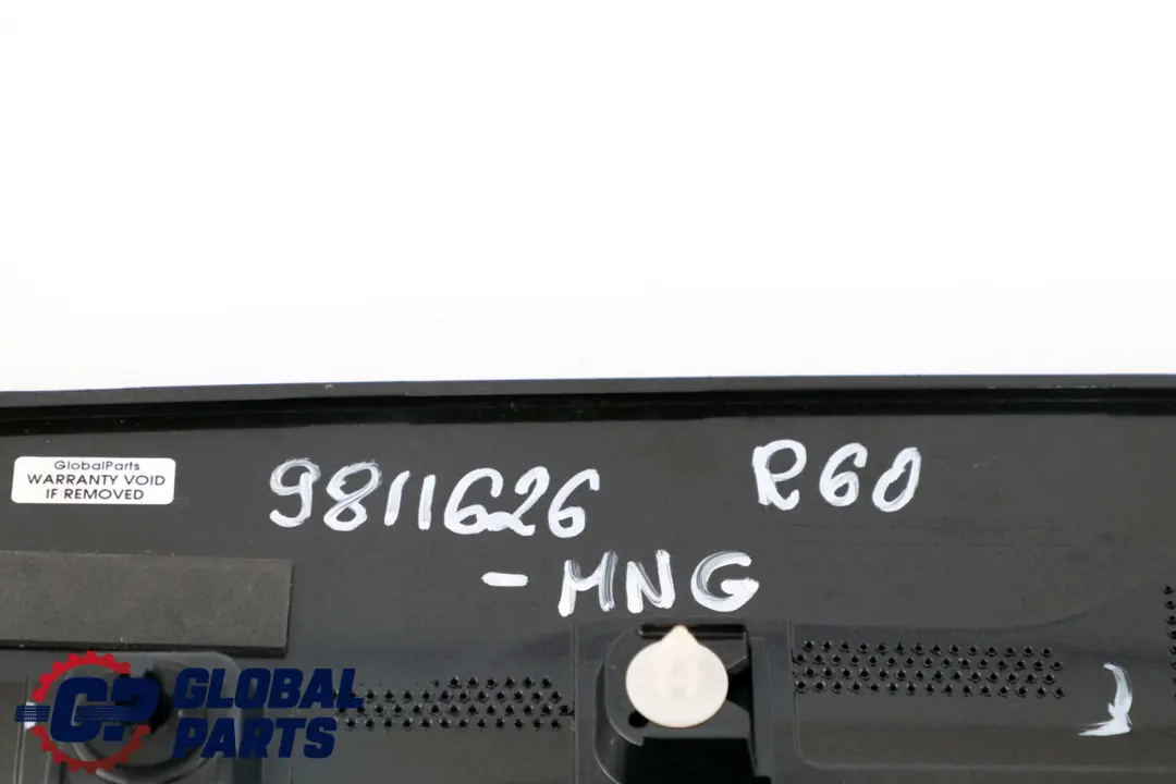 Boot Spoiler Midnight Grey Metallic to BMW Mini Countryman R60 Rear Tailgate with Part number 9811626 BMW Mini Countryman R60 Rear Tailgate Boot Spoiler Midnight Grey Metallic - SKU 9811626-MNG - Part number 9811626