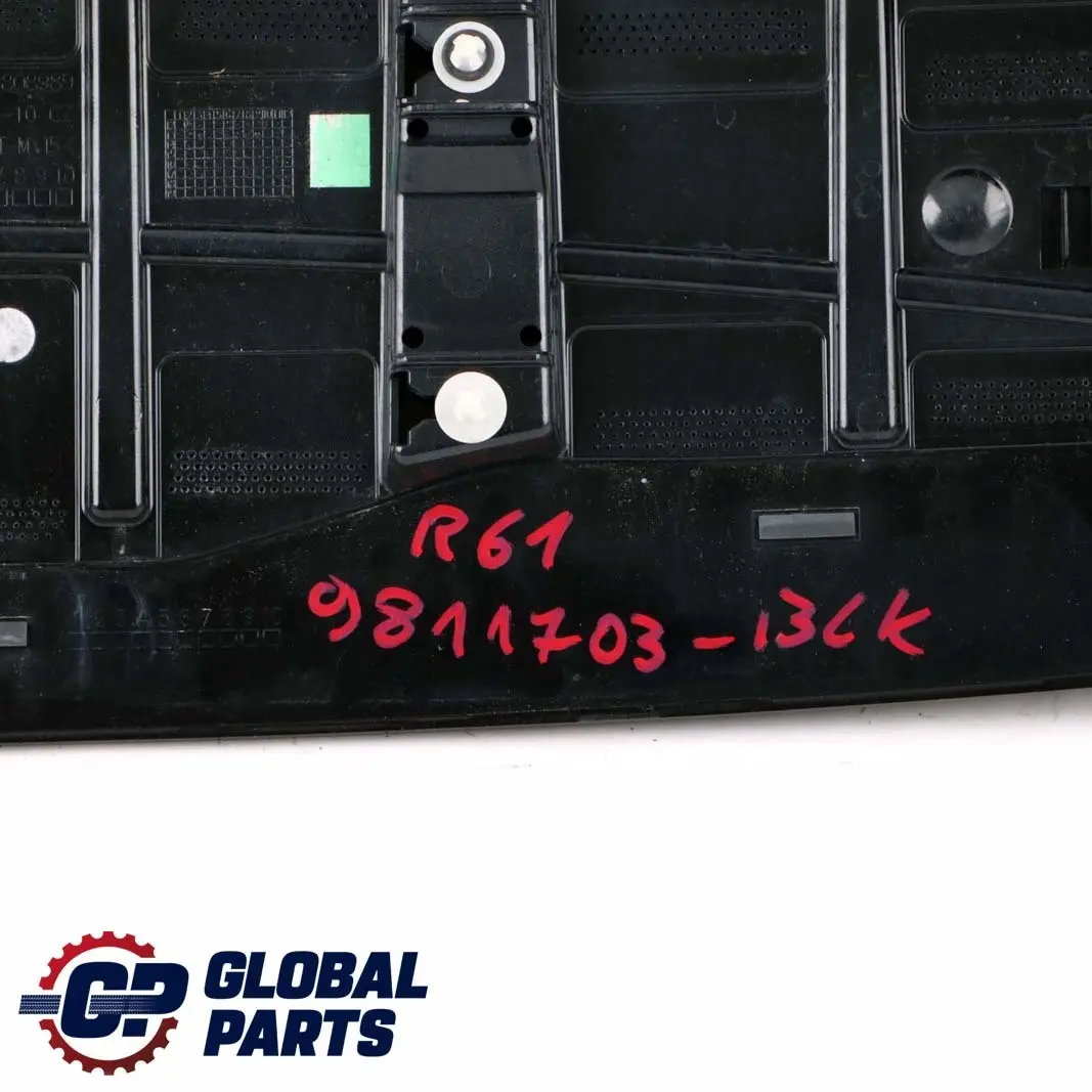 Boot Spoiler Black to Mini Cooper Paceman R61 Rear Tailgate with Part number 9811703 Mini Cooper Paceman R61 Rear Tailgate Boot Spoiler Black - SKU 9811703-BLK - Part number 9811703