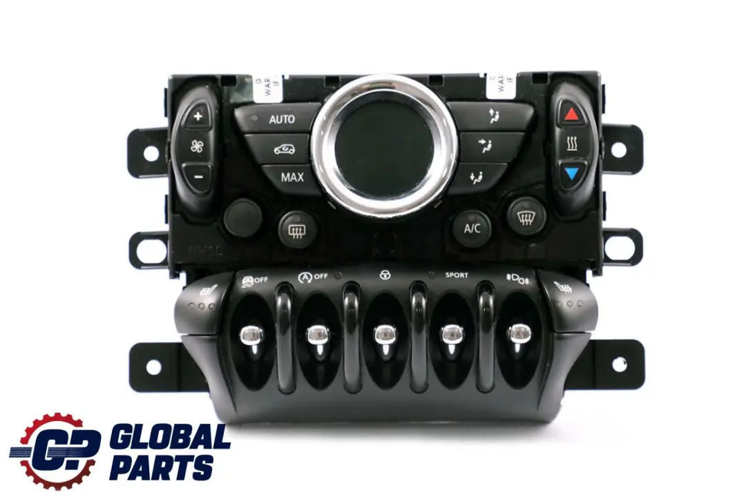 Bedienteil Klimaautomatik 6411 für Mini Cooper R60 R61 mit Teilenummer 9812027 Mini Cooper R60 R61 Bedienteil Klimaautomatik 6411 - SKU 9812027 - Teilenummer 9812027