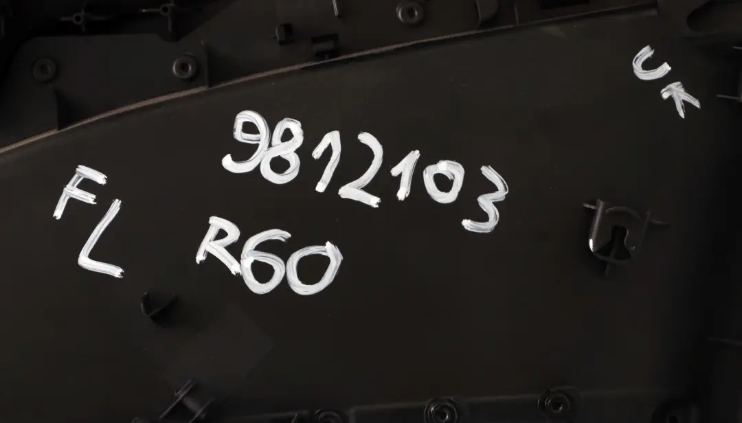 MINI Countryman R60 Front Left N/S Door Card Trim Panel Carbon Black Plain - SKU 9812103 - Part number 9812103