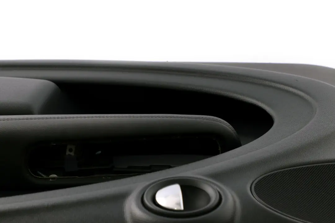 Front Right O/S Door Card Trim Panel Carbon Black Plain to BMW MINI Countryman R60 with Part number 9812104 BMW MINI Countryman R60 Front Right O/S Door Card Trim Panel Carbon Black Plain - SKU 9812104 - Part number 9812104