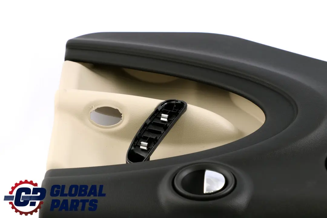 Left N/S Door Card Trim Panel Polar Beige Black to BMW Mini Countryman R60 Rear with Part number 9812109 BMW Mini Countryman R60 Rear Left N/S Door Card Trim Panel Polar Beige Black - SKU 9812109 - Part number 9812109