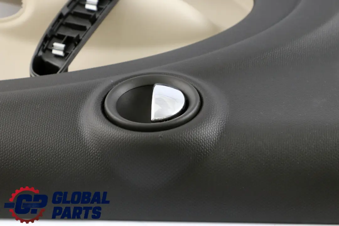 Türverkleidung Hinten Links Polar Beige Schwarz für BMW Mini Countryman R60 mit Teilenummer 9812109 BMW Mini Countryman R60 Türverkleidung Hinten Links Polar Beige Schwarz - SKU 9812109 - Teilenummer 9812109