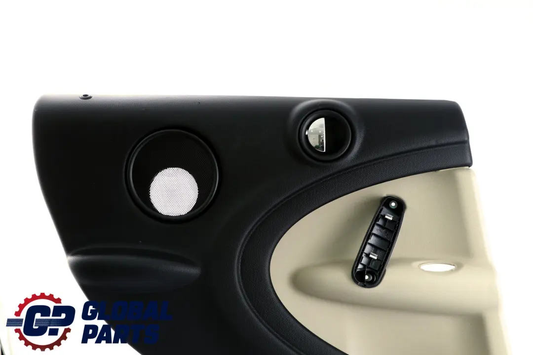 Left N/S Door Card Trim Panel Polar Beige Black to BMW Mini Countryman R60 Rear with Part number 9812109 BMW Mini Countryman R60 Rear Left N/S Door Card Trim Panel Polar Beige Black - SKU 9812109 - Part number 9812109