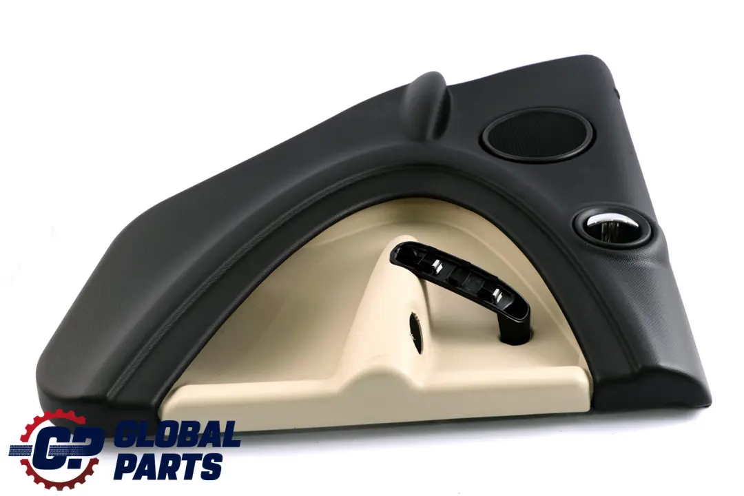 BMW Mini Countryman R60 Türverkleidung Hinten Links Polar Beige Schwarz - SKU 9812109 - Teilenummer 9812109