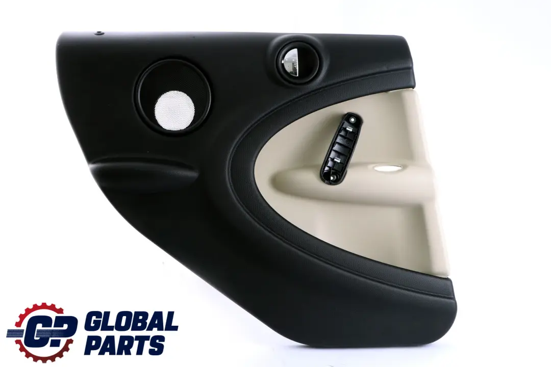 Left N/S Door Card Trim Panel Polar Beige Black to BMW Mini Countryman R60 Rear with Part number 9812109 BMW Mini Countryman R60 Rear Left N/S Door Card Trim Panel Polar Beige Black - SKU 9812109 - Part number 9812109