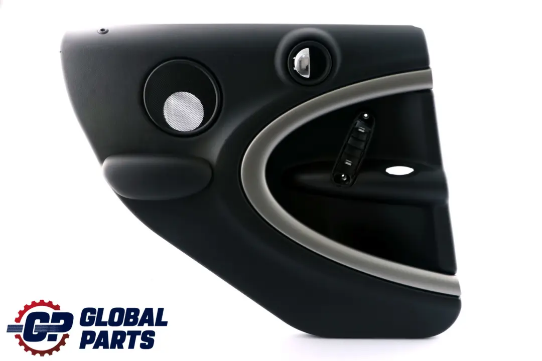 Left N/S Door Card Trim Panel Carbon Black Silver to BMW Mini Countryman R60 Rear with Part number 9812129 BMW Mini Countryman R60 Rear Left N/S Door Card Trim Panel Carbon Black Silver - SKU 9812129 - Part number 9812129