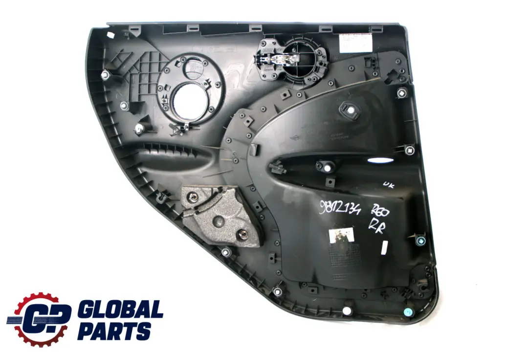 Right O/S Door Card Trim Panel Black to Mini Countryman R60 Rear with Part number 9812134 Mini Countryman R60 Rear Right O/S Door Card Trim Panel Black - SKU 9812134 - Part number 9812134