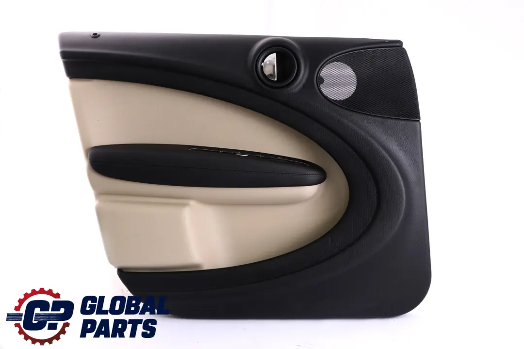Vordere Linke Tür Karte Trim Panel Polar Beige Schwarz für Mini Countryman R60 mit Teilenummer 9812141 Mini Countryman R60 Vordere Linke Tür Karte Trim Panel Polar Beige Schwarz - SKU 9812141 - Teilenummer 9812141