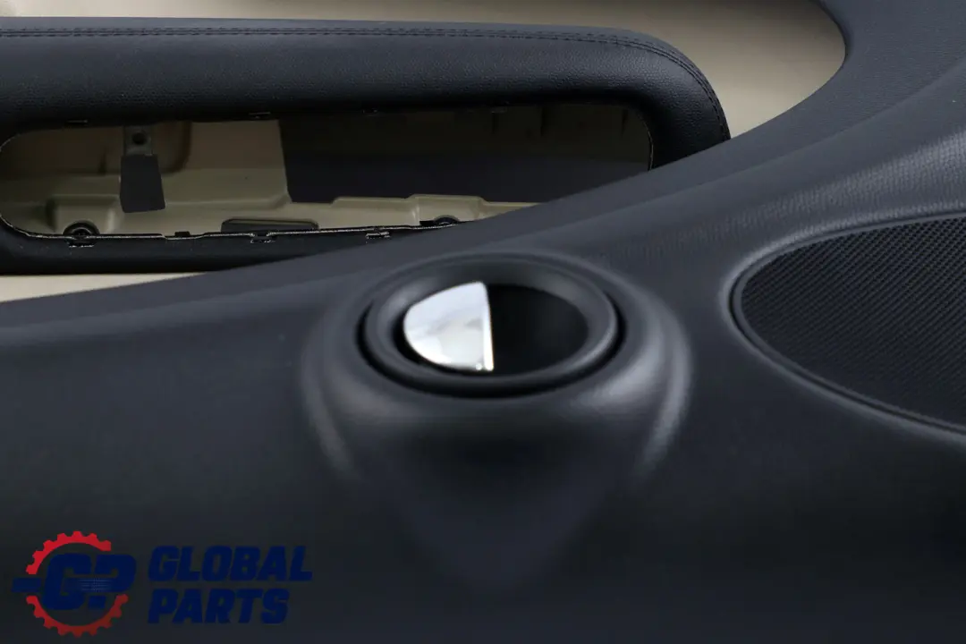 Front Right O/S Door Card Trim Panel Polar Beige Black to Mini Countryman R60 with Part number 9812142 Mini Countryman R60 Front Right O/S Door Card Trim Panel Polar Beige Black - SKU 9812142 - Part number 9812142