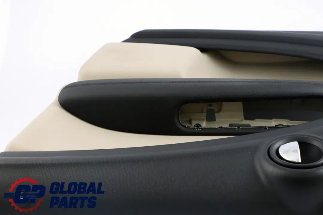 Front Right O/S Door Card Trim Panel Polar Beige Black to Mini Countryman R60 with Part number 9812142 Mini Countryman R60 Front Right O/S Door Card Trim Panel Polar Beige Black - SKU 9812142 - Part number 9812142