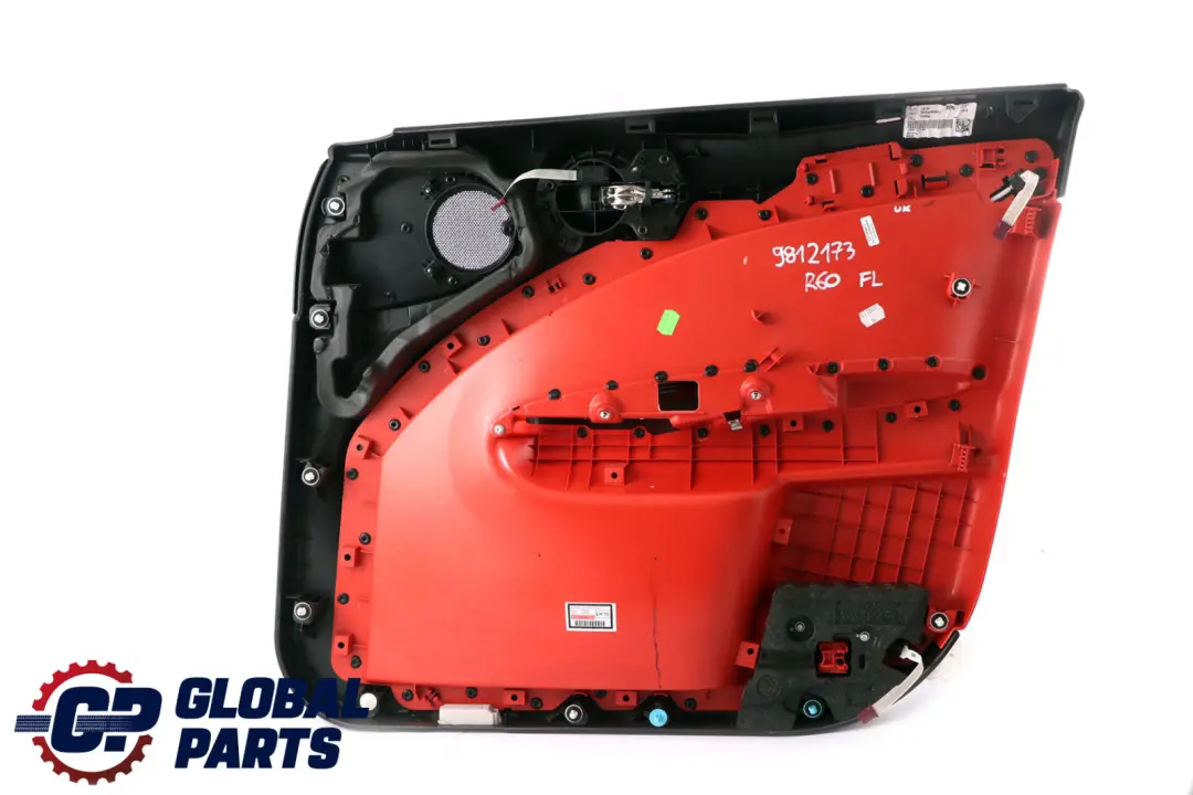 Front Left N/S Door Card Panel Carbon Black Pure Red to Mini Countryman R60 with Part number 9812173 Mini Countryman R60 Front Left N/S Door Card Panel Carbon Black Pure Red - SKU 9812173 - Part number 9812173