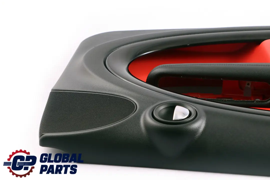 Front Left N/S Door Card Panel Carbon Black Pure Red to Mini Countryman R60 with Part number 9812173 Mini Countryman R60 Front Left N/S Door Card Panel Carbon Black Pure Red - SKU 9812173 - Part number 9812173