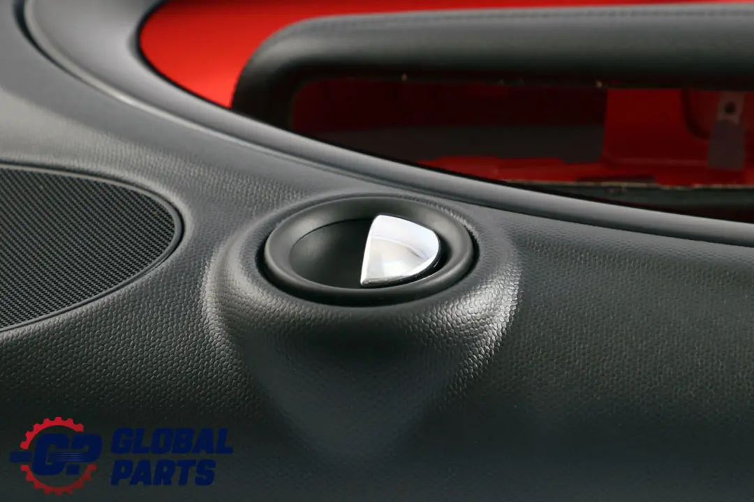 Front Left N/S Door Card Panel Carbon Black Pure Red to Mini Countryman R60 with Part number 9812173 Mini Countryman R60 Front Left N/S Door Card Panel Carbon Black Pure Red - SKU 9812173 - Part number 9812173