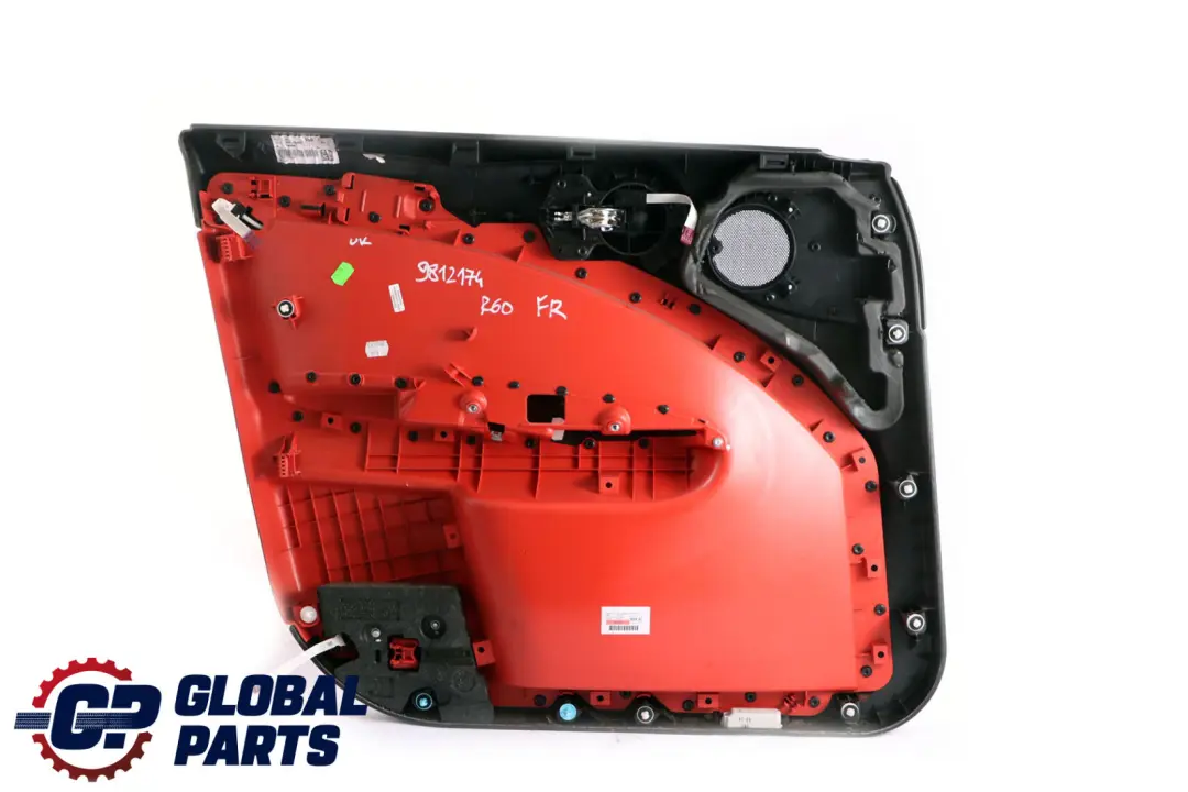 Mini Countryman R60 Front Right O/S Door Card Panel Carbon Black Pure Red - SKU 9812174 - Part number 9812174