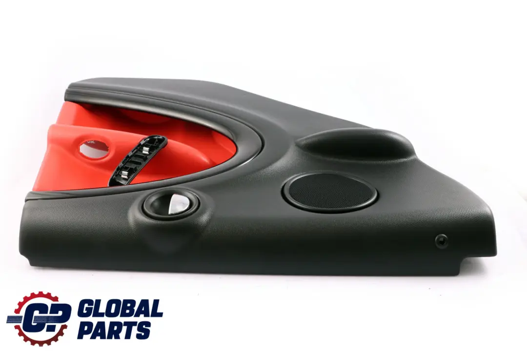 Left N/S Door Card Panel Carbon Black Pure Red to Mini Countryman R60 Rear with Part number 9812175 Mini Countryman R60 Rear Left N/S Door Card Panel Carbon Black Pure Red - SKU 9812175 - Part number 9812175