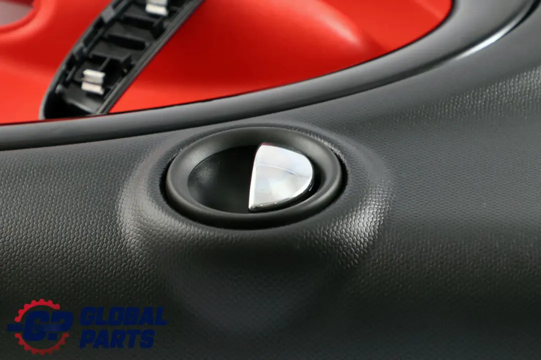 Left N/S Door Card Panel Carbon Black Pure Red to Mini Countryman R60 Rear with Part number 9812175 Mini Countryman R60 Rear Left N/S Door Card Panel Carbon Black Pure Red - SKU 9812175 - Part number 9812175