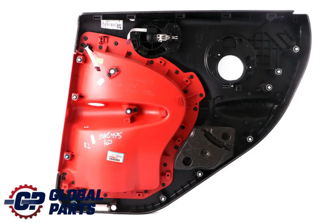 Mini Countryman R60 Rear Left N/S Door Card Panel Carbon Black Pure Red - SKU 9812175 - Part number 9812175