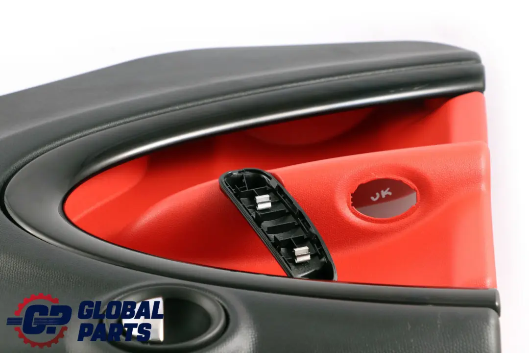 Mini Countryman R60 Rear Right O/S Door Card Panel Carbon Black Pure Red - SKU 9812176 - Part number 9812176