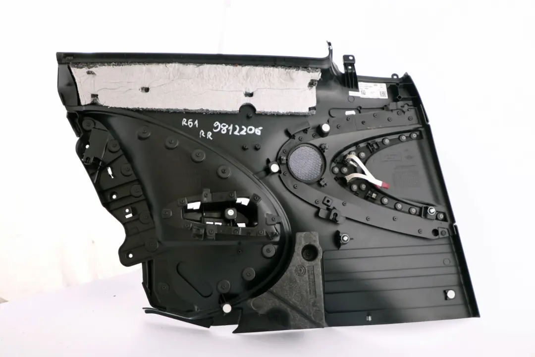 MINI Paceman R61 Pannello Rivestimento Scheda Posteriore Destra Nero Carbone - SKU 9812206 - Numero di parte 9812206