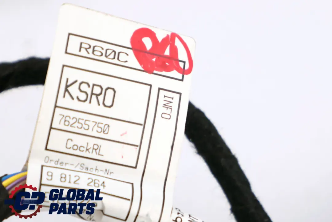 Wiring Cable Harness Instrument Dashboard Dash to BMW Mini Cooper R60 R61 with Part number 9812264 BMW Mini Cooper R60 R61 Wiring Cable Harness Instrument Dashboard Dash - SKU 9812264 - Part number 9812264