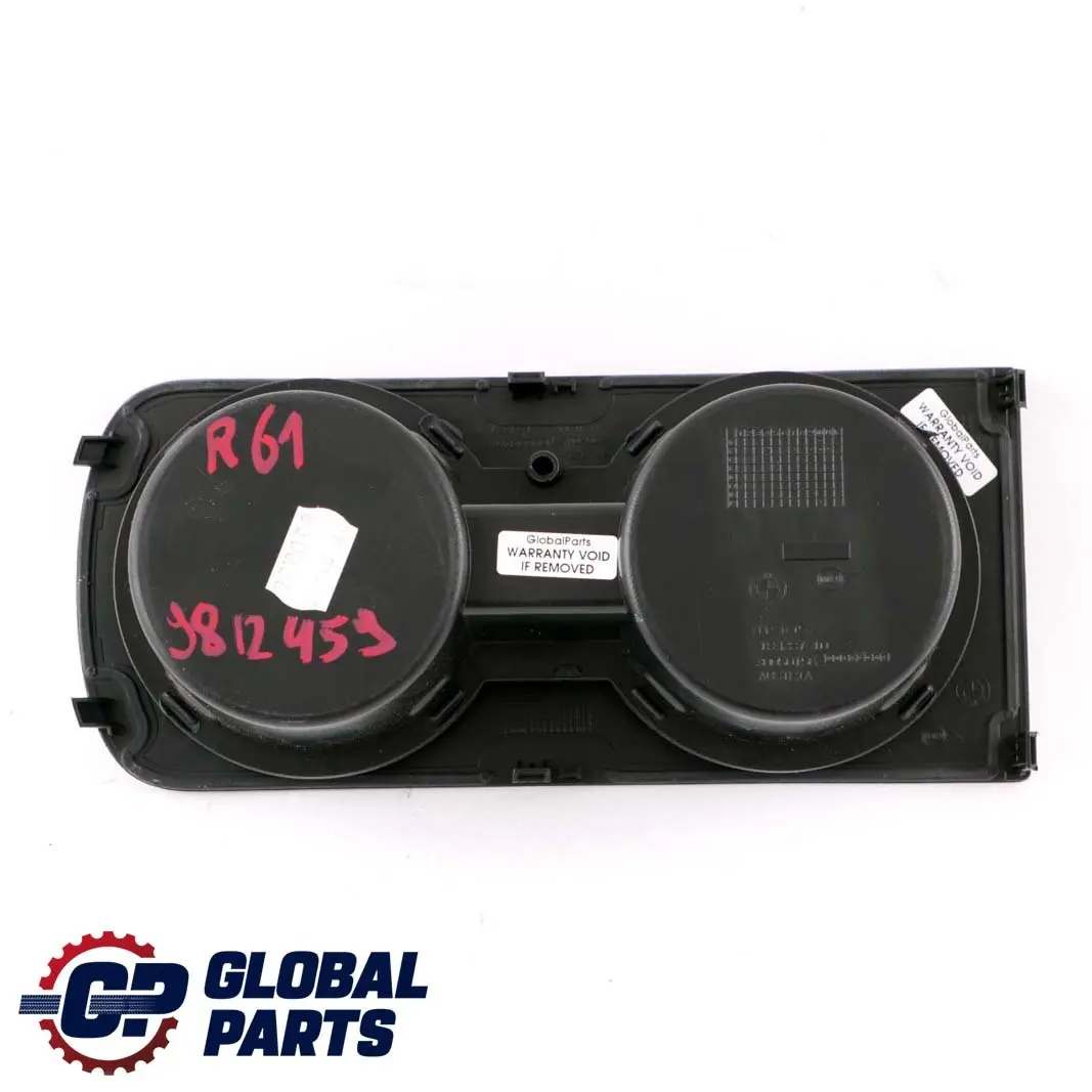 Mini Paceman R61 console centrale arrière porte gobelet noir - SKU 9812459 - Numéro de pièce 9812459