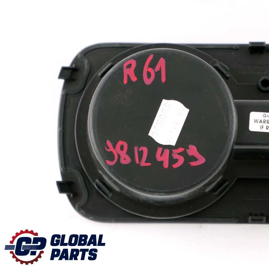 Mini Paceman R61 console centrale arrière porte gobelet noir - SKU 9812459 - Numéro de pièce 9812459