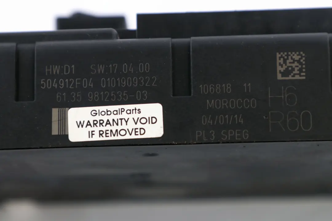 Moduł Sterownik Skrzynka Bezpieczników do Mini Cooper R60 o numerze 9813622 Mini Cooper R60 Moduł Sterownik Skrzynka Bezpieczników - SKU 9812535 - Numer Części 9813622