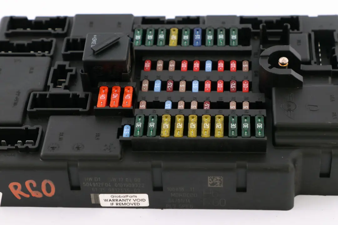 Fuse Distribution Box Module to Mini Cooper Countryman R60 with Part number 9813622 Mini Cooper Countryman R60 Fuse Distribution Box Module - SKU 9812535 - Part number 9813622