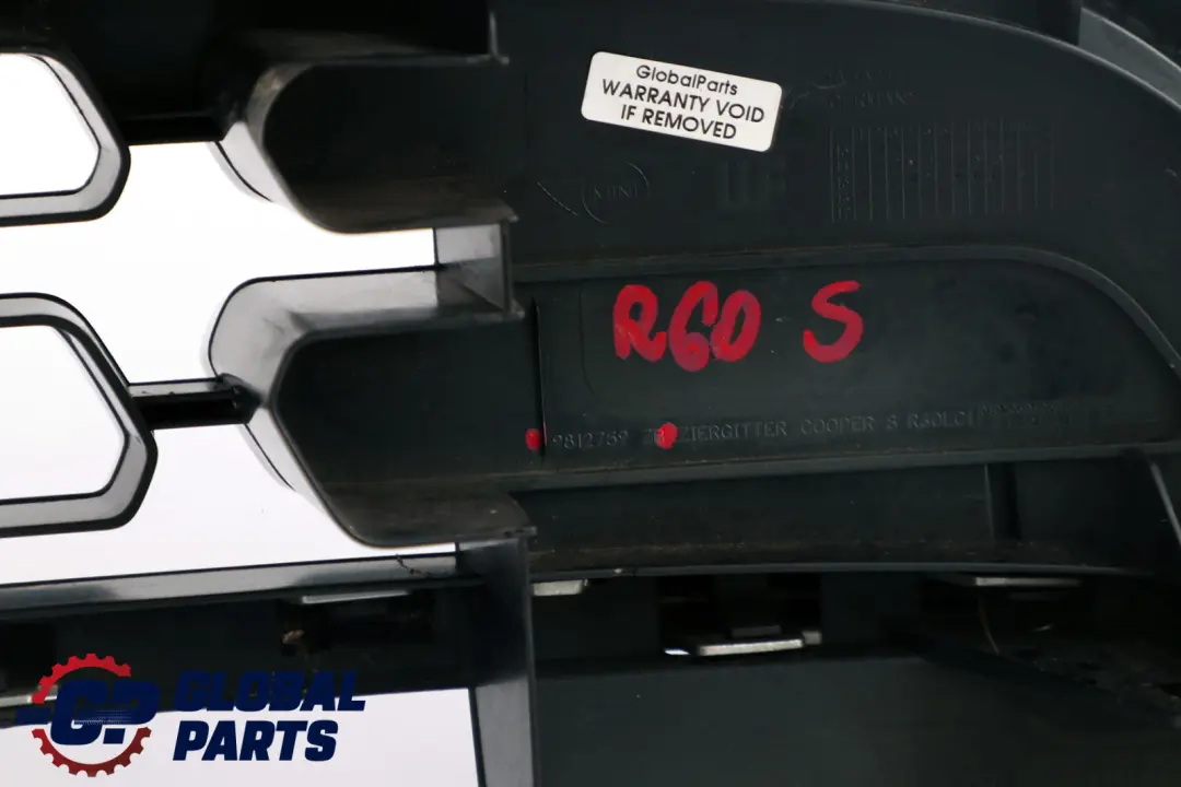 Trim Paraurti Anteriore Griglia per Mini Countryman R60 S con numero di parte 9812759 Mini Countryman R60 S Trim Paraurti Anteriore Griglia - SKU 9812759 - Numero di parte 9812759