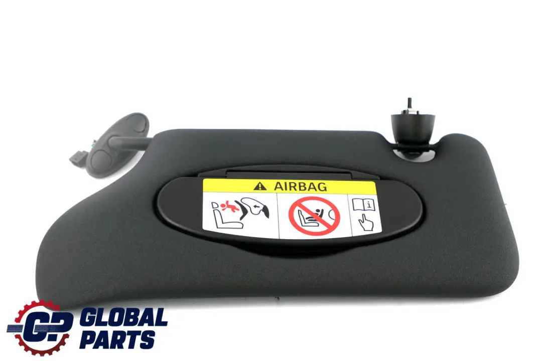 Left N/S Sun Visor Mirror With Label Light Carbon Black to Mini Countryman R60 with Part number 9813129 Mini Countryman R60 Left N/S Sun Visor Mirror With Label Light Carbon Black - SKU 9813129 - Part number 9813129