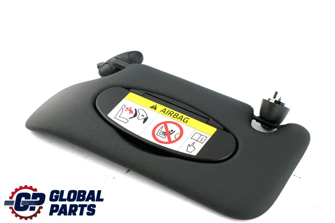 Mini R60 Specchietto Parasole Sinistro Con Etichetta Luminosa Nero Carbonio - SKU 9813129 - Numero di parte 9813129