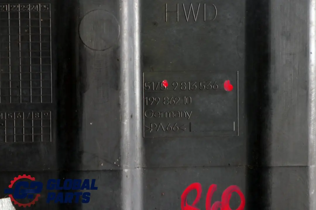 Osłona Obudowa Płyta Podwozia do MINI R60 R61 o numerze 9813536 MINI R60 R61 Osłona Obudowa Płyta Podwozia - SKU 9813536 - Numer Części 9813536