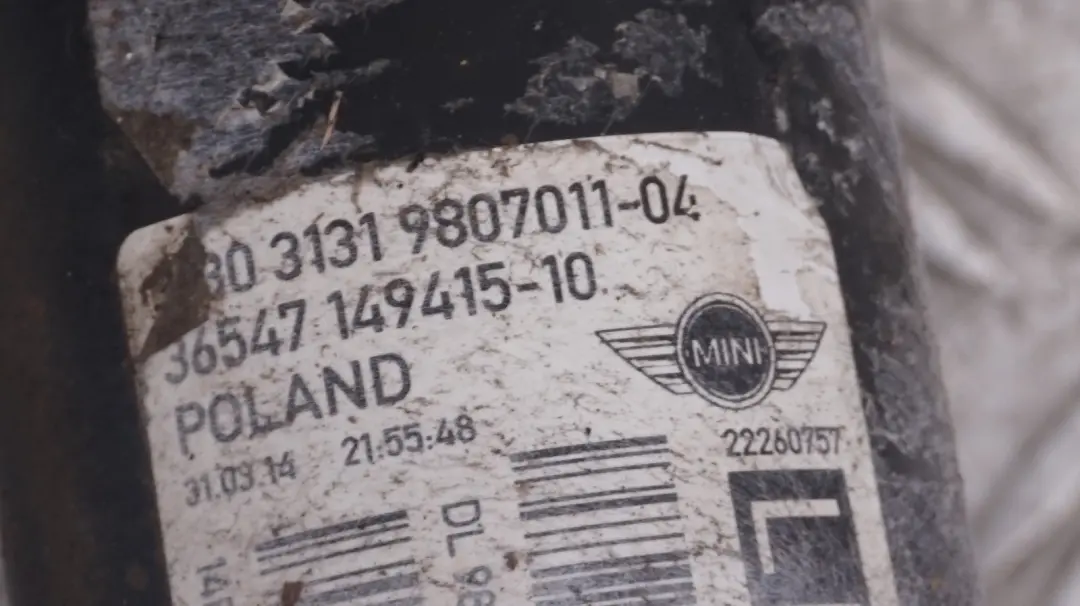 Mini R60 R61 Countryman Paceman Front Left N/S Suspension Leg Brake Disc Caliper - SKU 9813655 - Part number 9813655