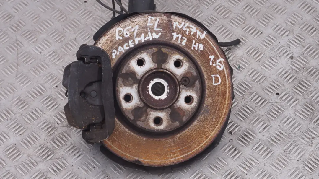 Front Left N/S Suspension Leg Brake Disc Caliper to Mini R60 R61 Countryman Paceman with Part number 9813655 Mini R60 R61 Countryman Paceman Front Left N/S Suspension Leg Brake Disc Caliper - SKU 9813655 - Part number 9813655