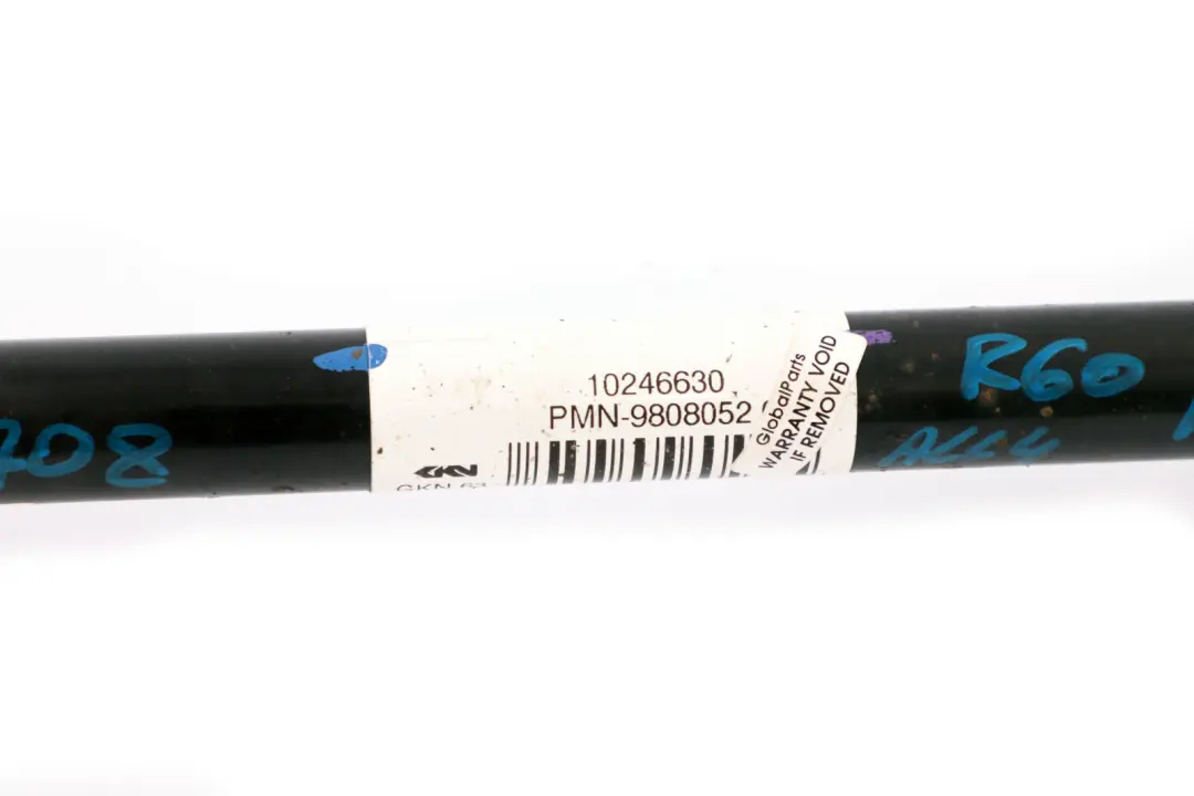 Driveshaft Output Shaft Rear Right O/S to Mini Cooper ALL4 R60 R61 with Part number 9808052 Mini Cooper ALL4 R60 R61 Driveshaft Output Shaft Rear Right O/S - SKU 9813708 - Part number 9808052