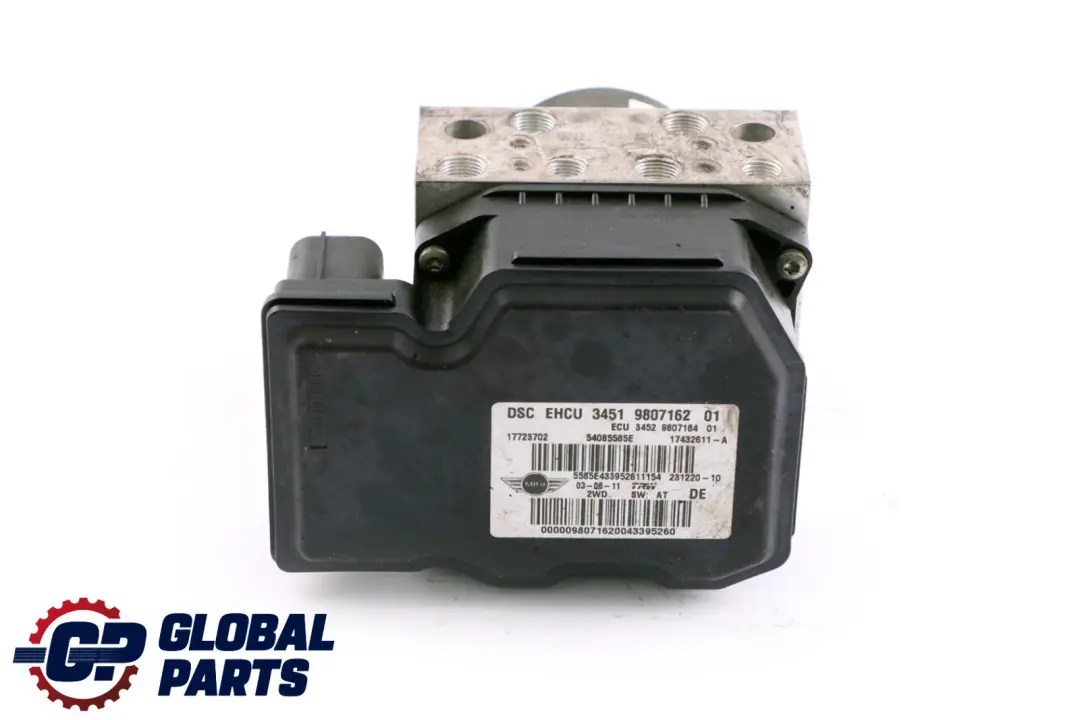 Dsc Pompa Hydroaggregat Centralina 9807162 9807164 per Mini Cooper R55 R56 LCI con numero di parte 9813836 Mini Cooper R55 R56 LCI Dsc Pompa Hydroaggregat Centralina 9807162 9807164 - SKU 9813836 - Numero di parte 9813836