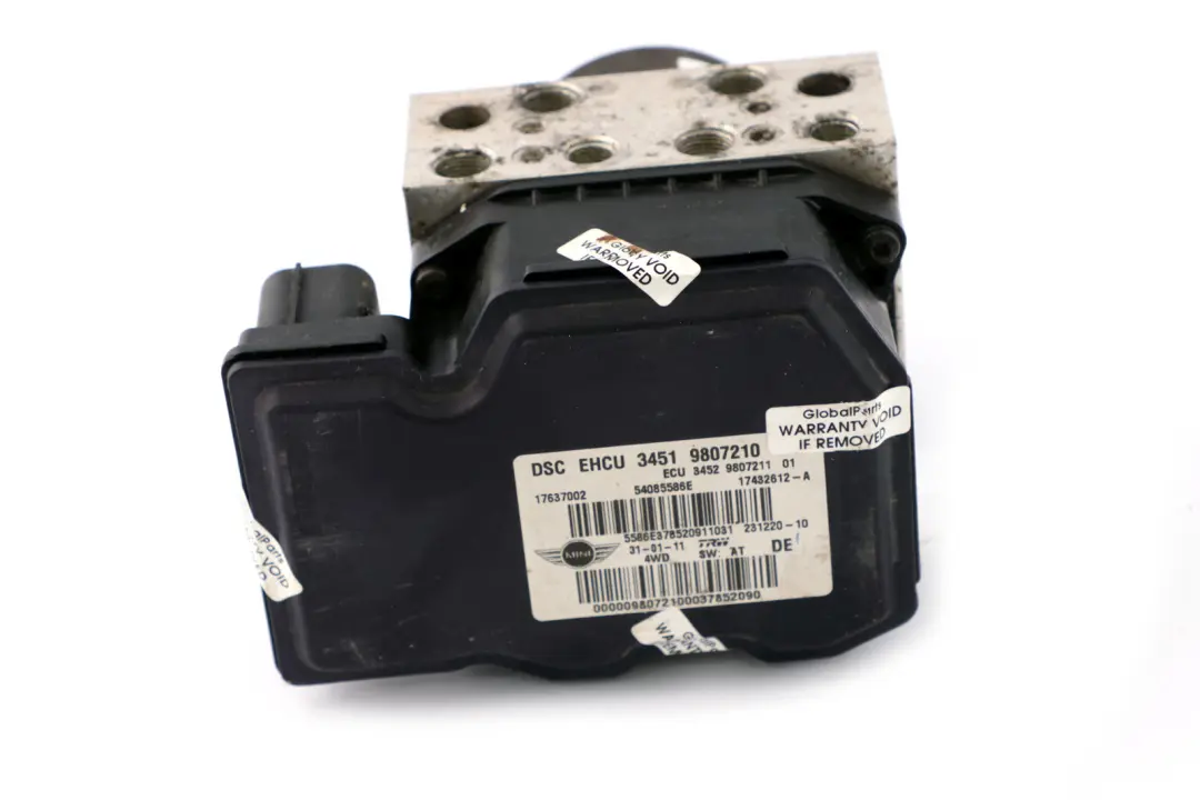 Mini D R60 R61 DSC Unidad De Freno Hidraulico Modulo De Bomba 9807210 9807211 - SKU 9813838 - Número de pieza 9813838